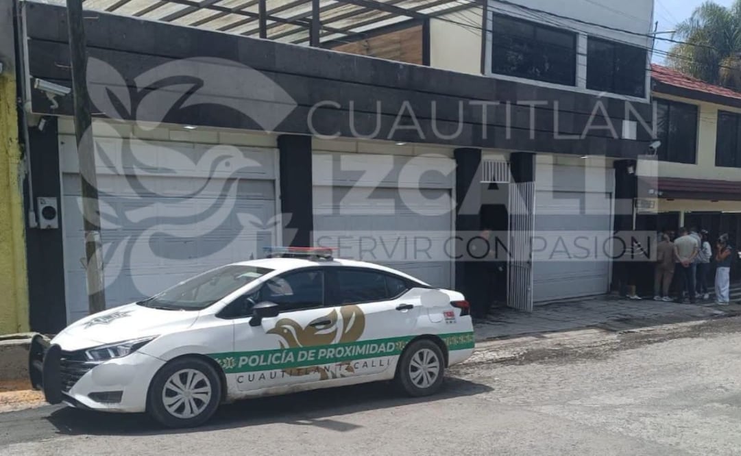El cadáver será trasladado al anfiteatro de la Fiscalía General de Justicia del Estado de México. Foto especial