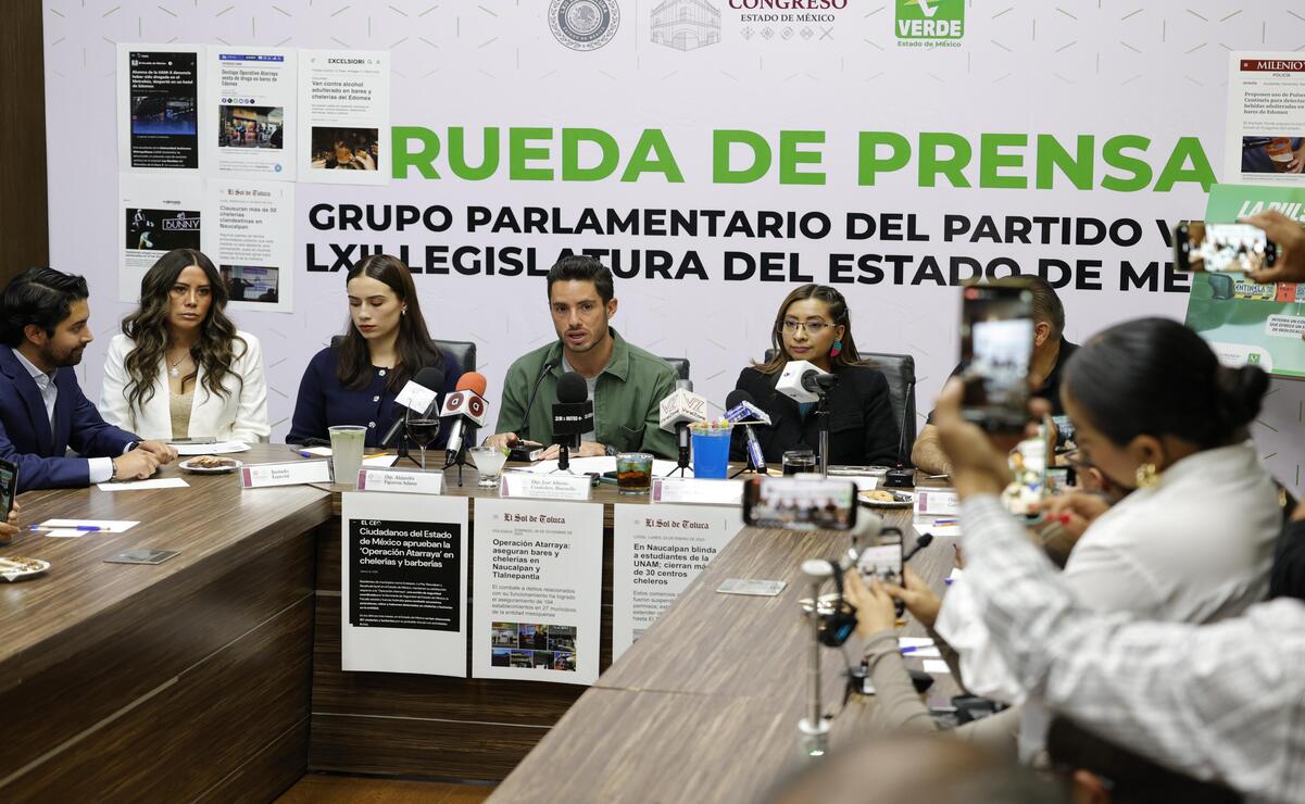 Explicó que la pulsera Centinela ayuda a detectar más de 22 diferentes tipos de drogas / Foto Arturo Hernández