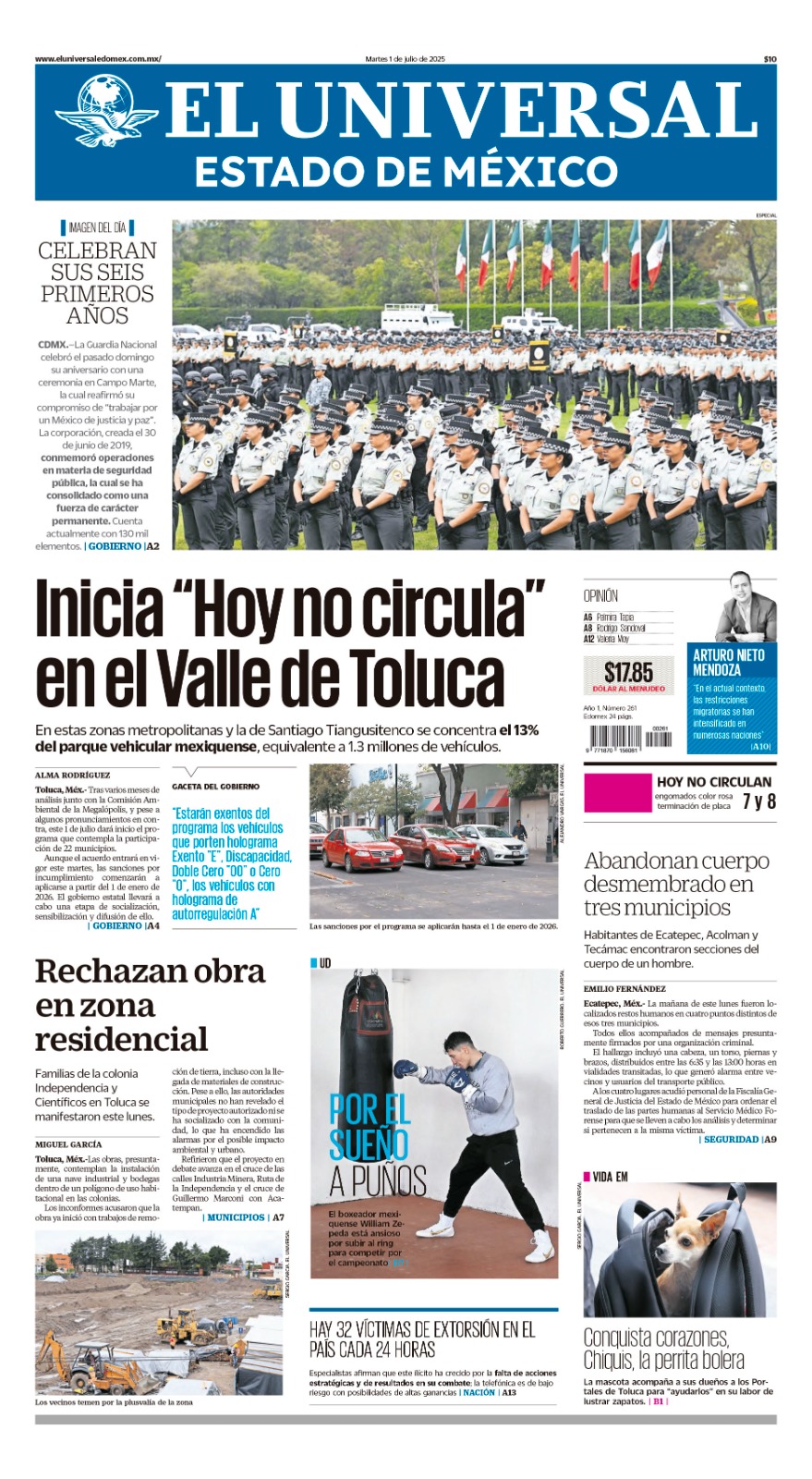 Portada 1 de julio 2025