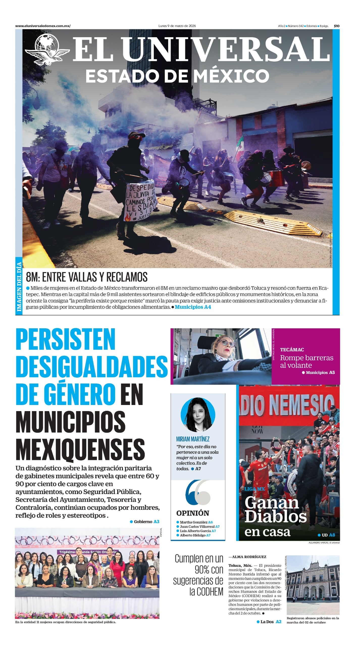 Portada 09 de marzo de 2026