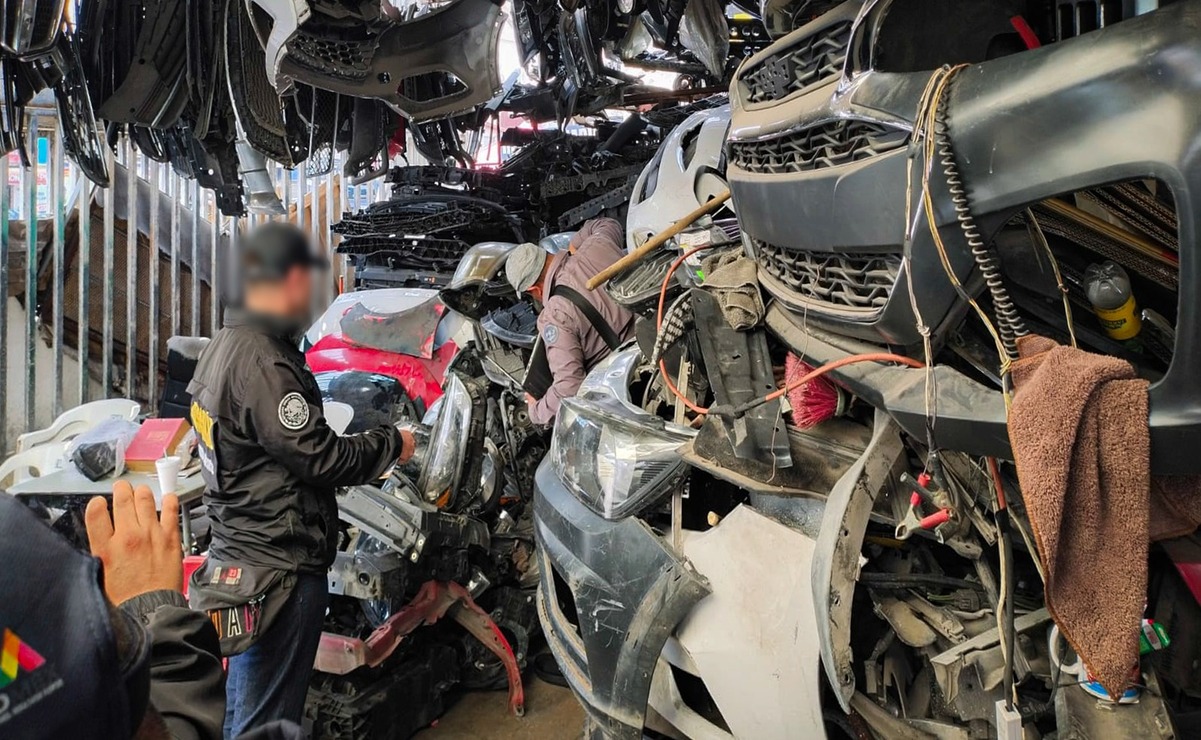 Operativo Fortaleza: Aseguran 13 mil toneladas de autopartes robadas en el Edomex y la CDMX