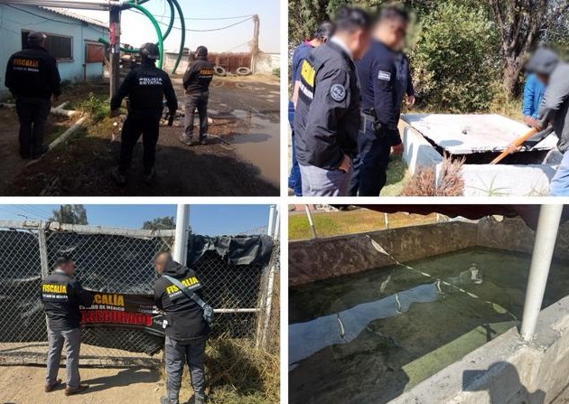 Como parte de las acciones se clausuraron pozos que operaban en la ilegalidad. Foto Especial