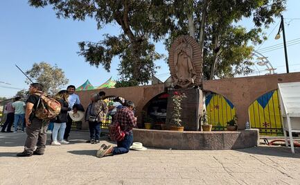 Cuautitlán se une en fe: Devoto cumple promesa a la Virgen de Guadalupe con actos de solidaridad