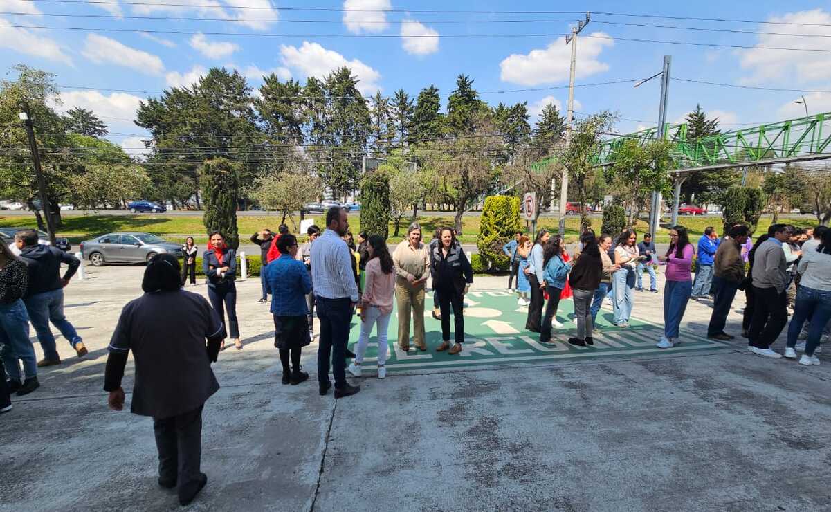 Edificio del IEEM tras sismo. Foto: Especial