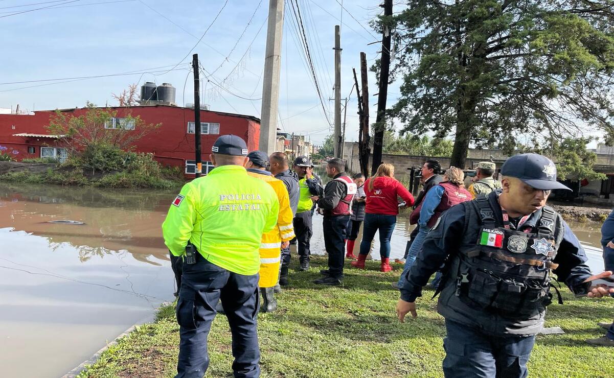 La lluvia provoco varias inundaciones en diversos puntos del Valle de Toluca. Foto: Especial
