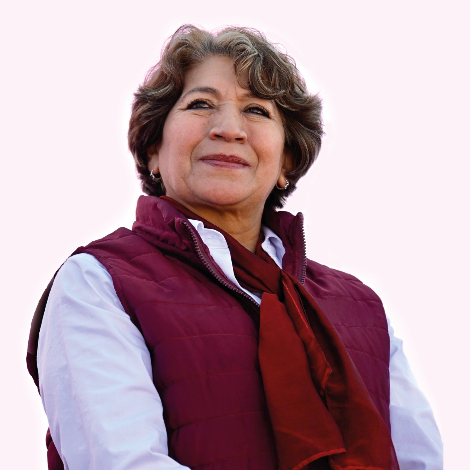 Delfina Gómez Álvarez asistió a la Megajornada de Vacunación impulsada por la Secretaría de Salud del Estado de México. Foto Especial