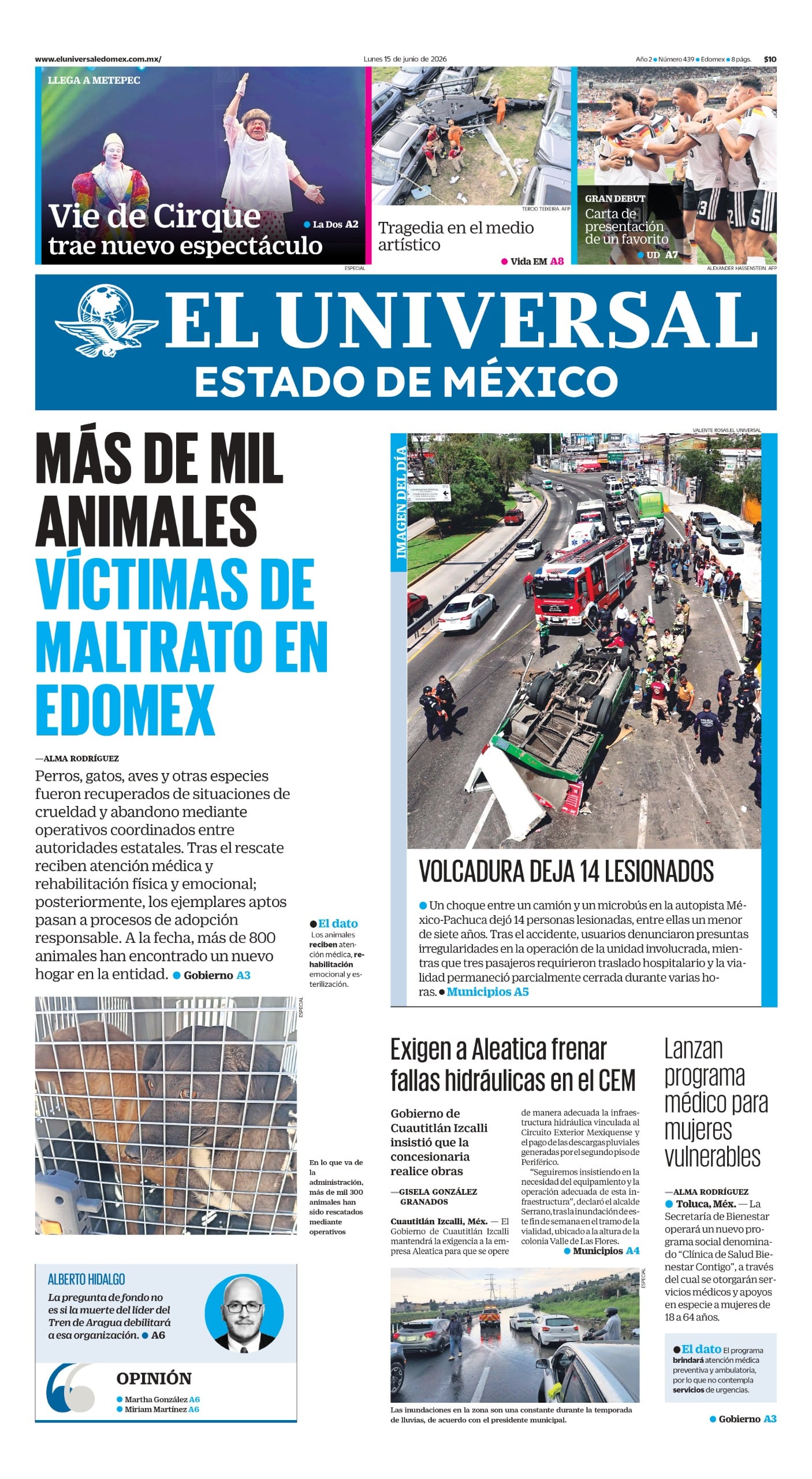 Portada 15 de junio de 2026