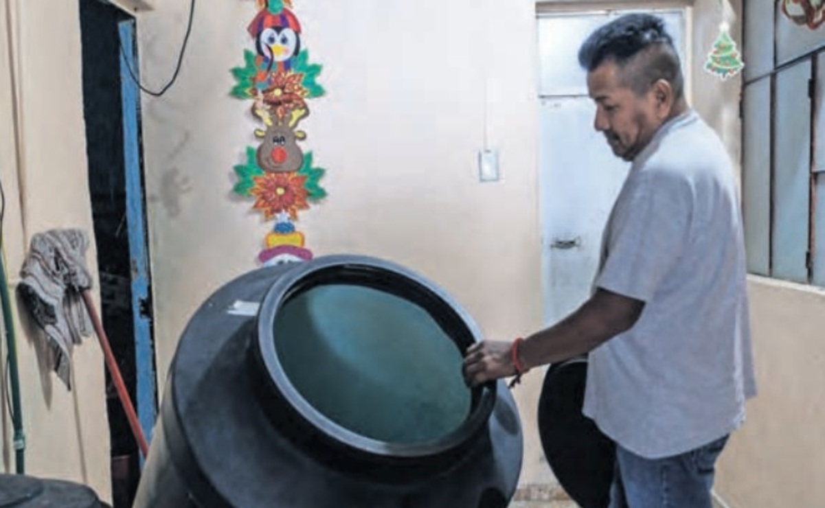 El alcalde amentó que la población se haya acostumbrado a la escasez debido a esta problemática / Foto Yaretzy Osnaya