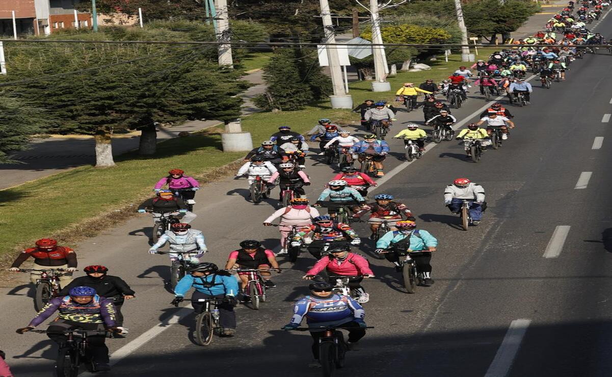 La ruta del Cempasúchil arrancó en Metepec y visitará el municipio de Mexicaltzingo, Santa María Rayón, hasta llegar a Tenango del Valle. Foto: Jorge Alvarado