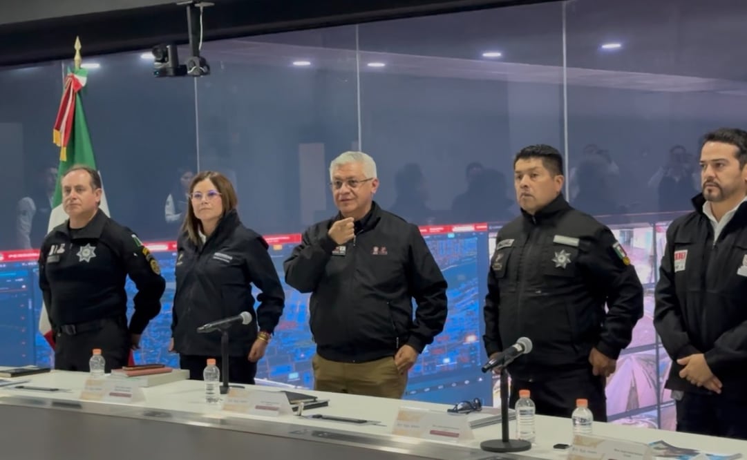 Elementos de la Secretaría de Seguridad del Estado de México se reportan listos para salvaguardar el orden durante las fiestas patrias. Foto Especial