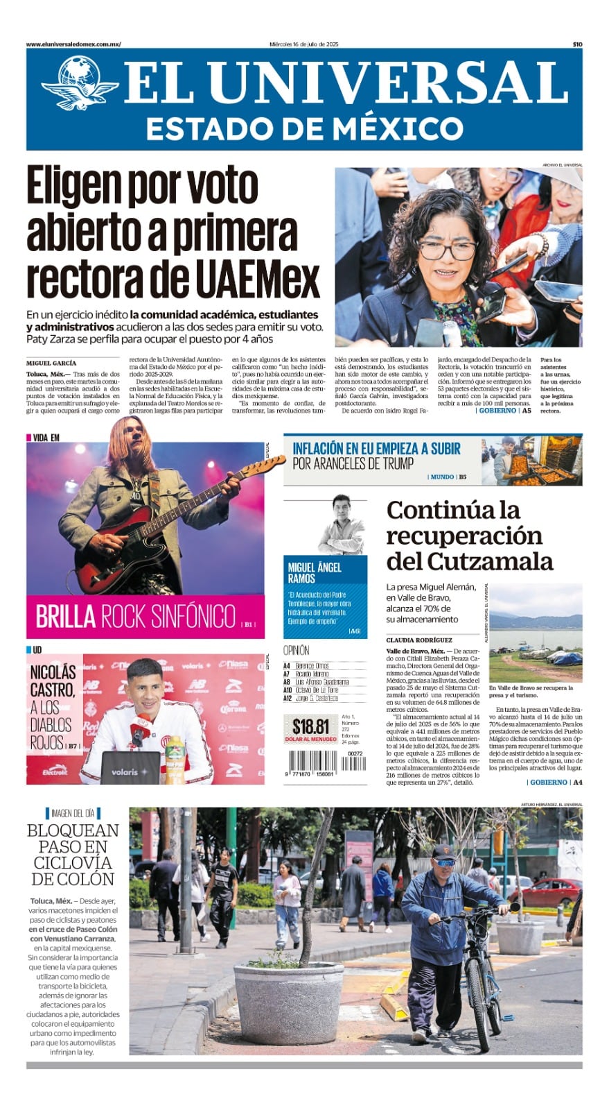 Portada Edomex 16 de julio 2025