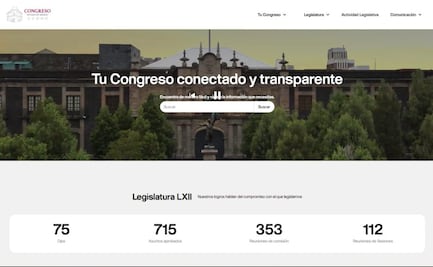 ¡El Congreso a un clic! Estrenan portal web en el Edomex para vigilar el trabajo de tus diputados