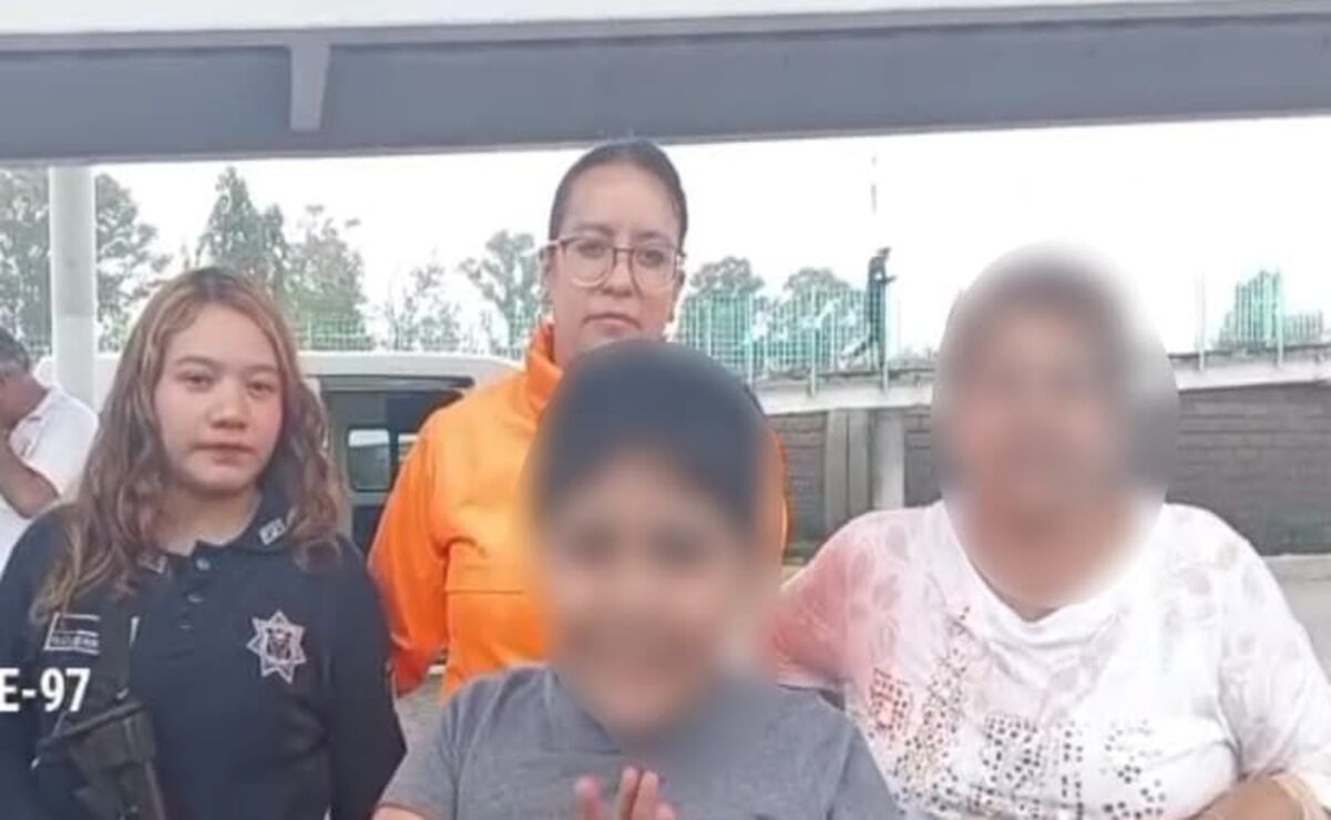 El menor extraviado fue localizado en el paradero del transporte público ubicado al interior del Mexipuerto Central de Abastos. Foto: Especial