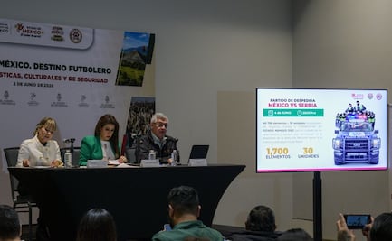 Despliegan megaoperativo con más de 1,700 elementos para el México vs. Serbia