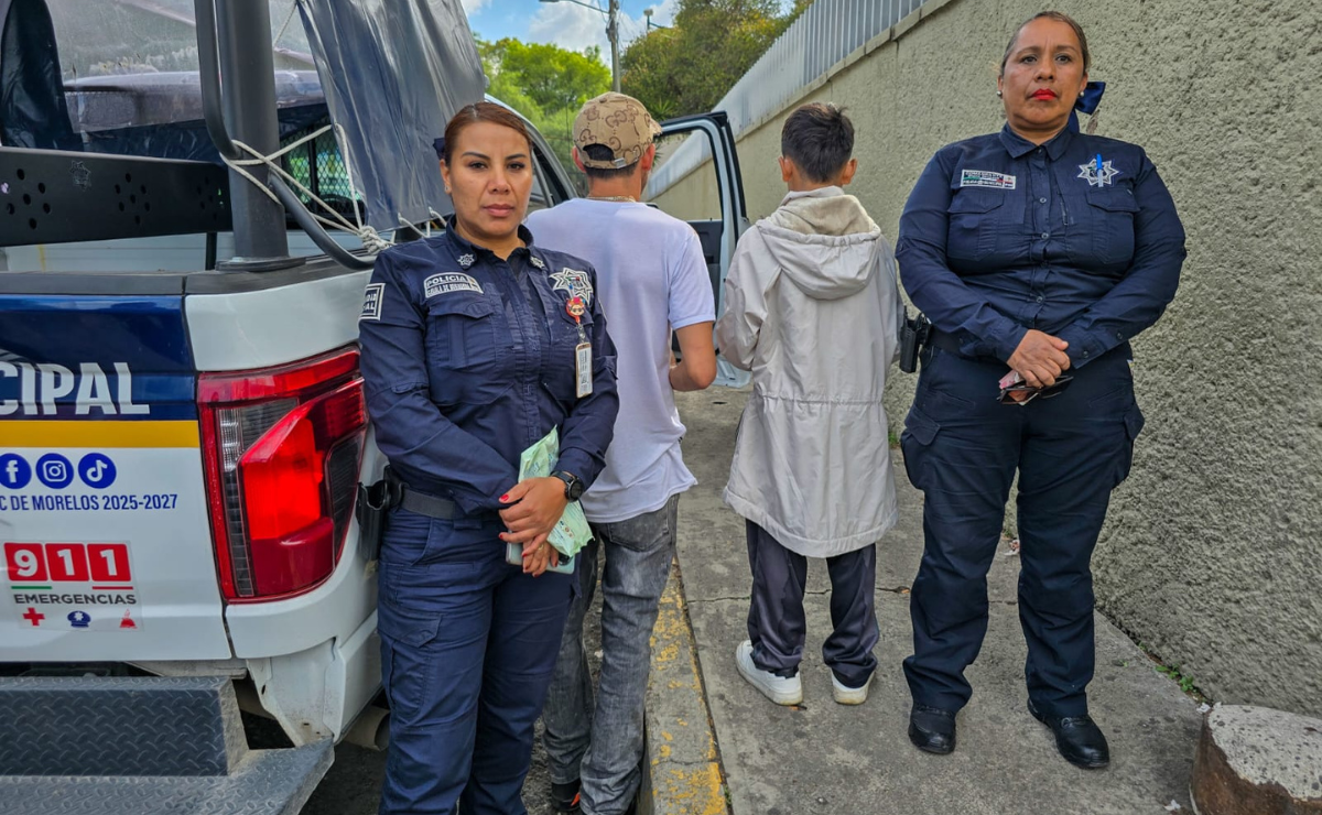 Gracias a un operativo eficaz, la policía de Ecatepec frustró una extorsión telefónica y rescató a un menor de 10 años. Foto: Especial