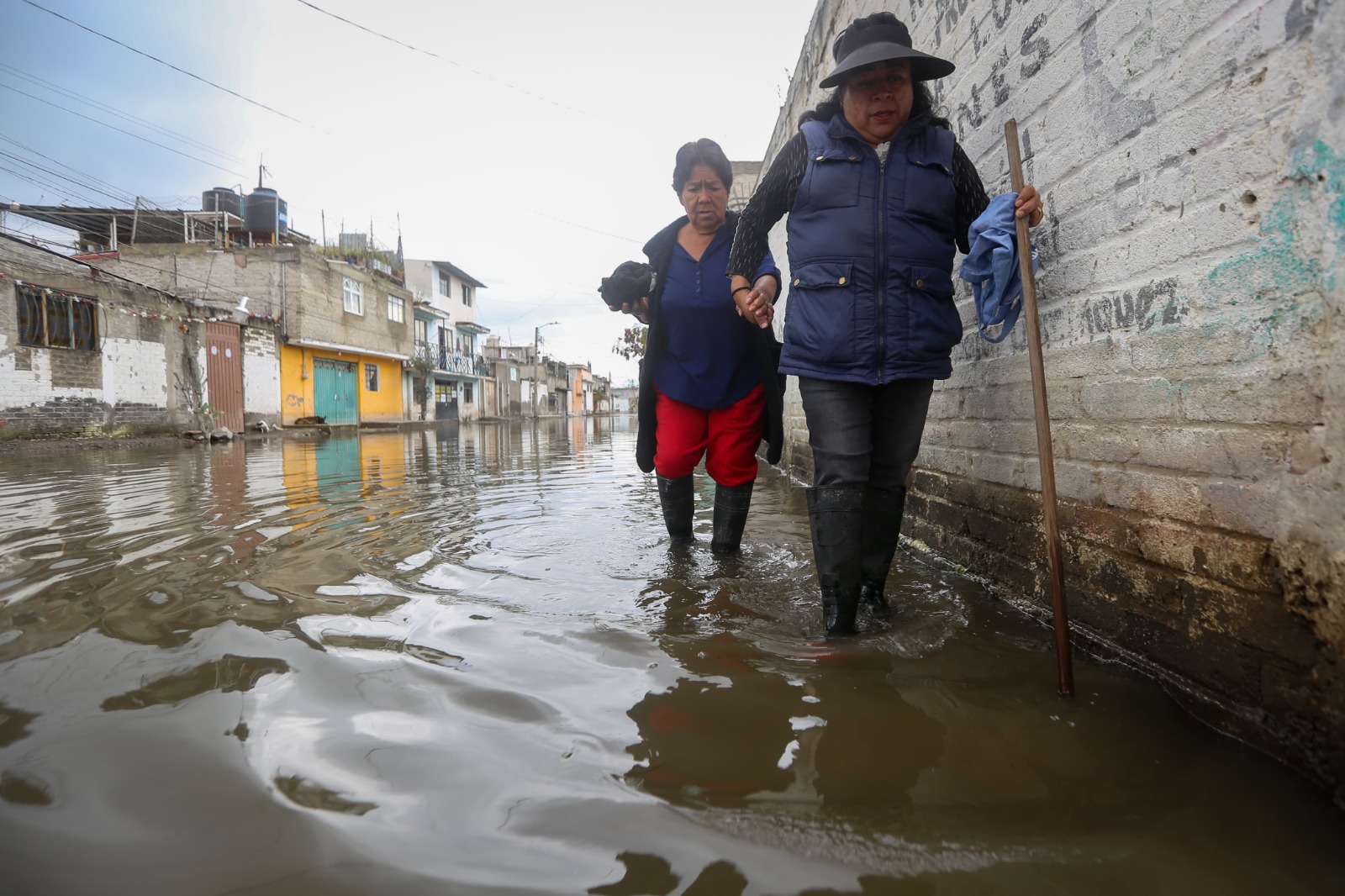 Dos colonias actualmente siguen en continencia: Culturas de México y Jacalones 2. Foto Luis Contreras