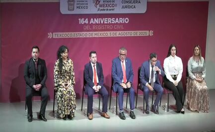 164 años dando certeza: Horacio Duarte celebra al registro civil Edomex como la base de la historia legal