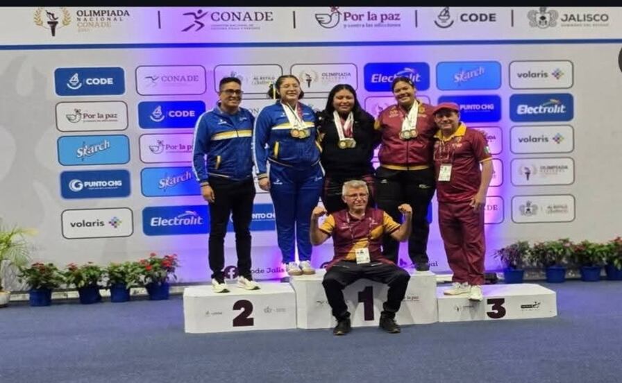 Halterofilia mexiquense imparable: Cosecha oro en Olimpiada Nacional 2025