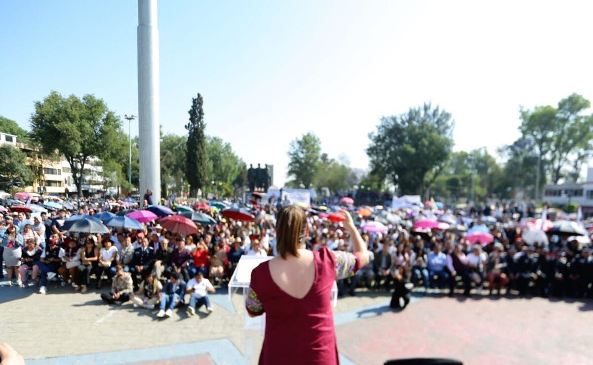 Azucena Cisneros es la primera mujer en gobernar el municipio más poblado del Estado de México. Foto: Especial