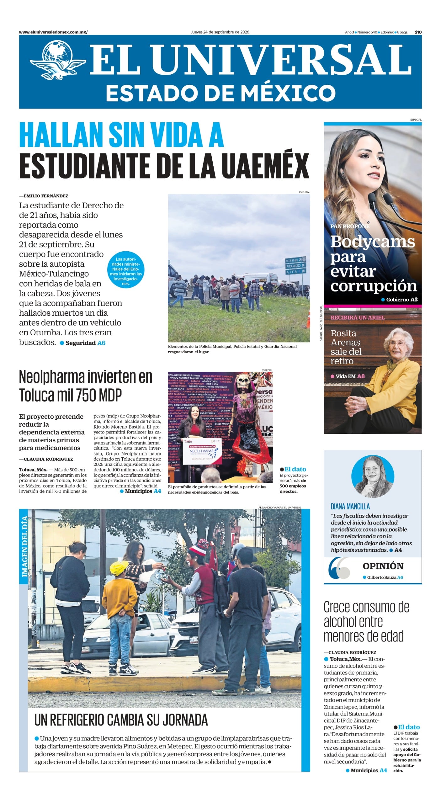 Portada 24 de septiembre de 2026