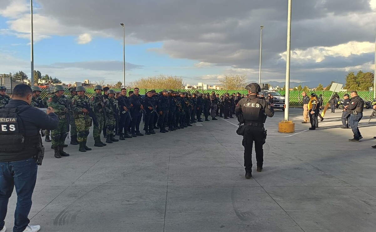Corporaciones estatales y municipales realizaron el Operativo Plan 3 Coordinado en la zona de la Estación del Tren Interurbano. Foto: Especial