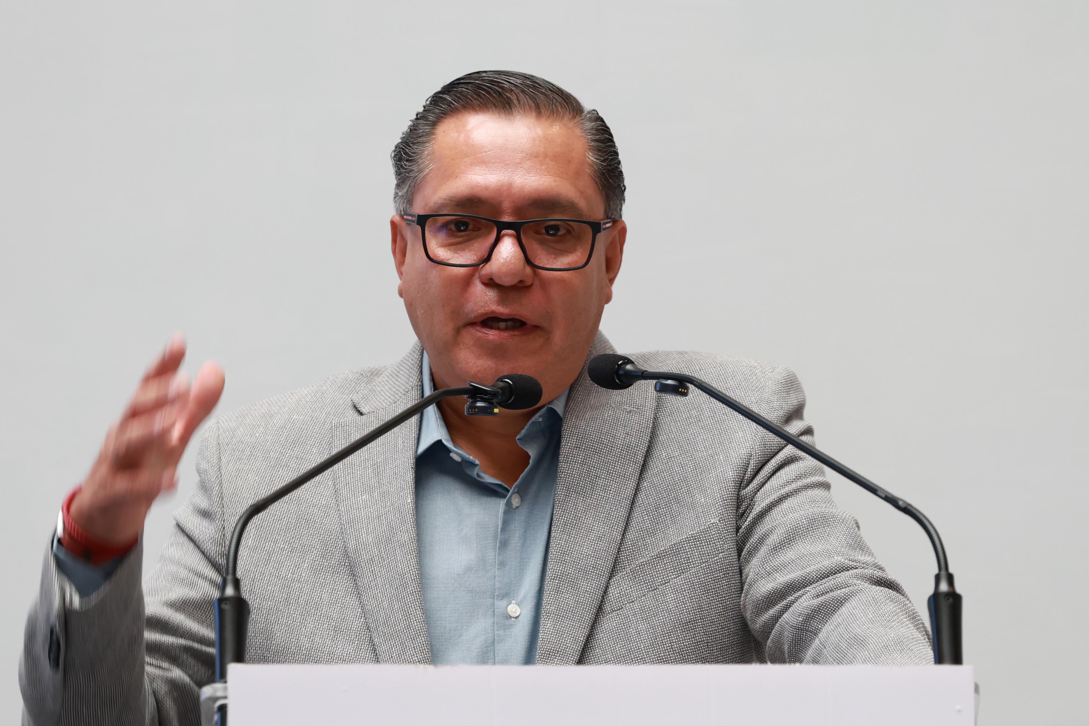 “De enero a julio se reportó un punto más bajo de los últimos 10 años y se reflejó en la extorsión y estamos en niveles más bajos desde 2018” detalló Moreno Bastida / Foto Alejandro Vargas