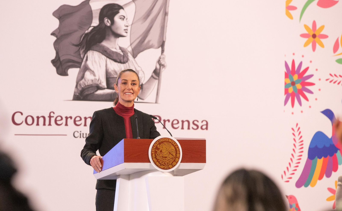 Presidenta Claudia Sheinbaum en Palacio Nacional Foto: Especial