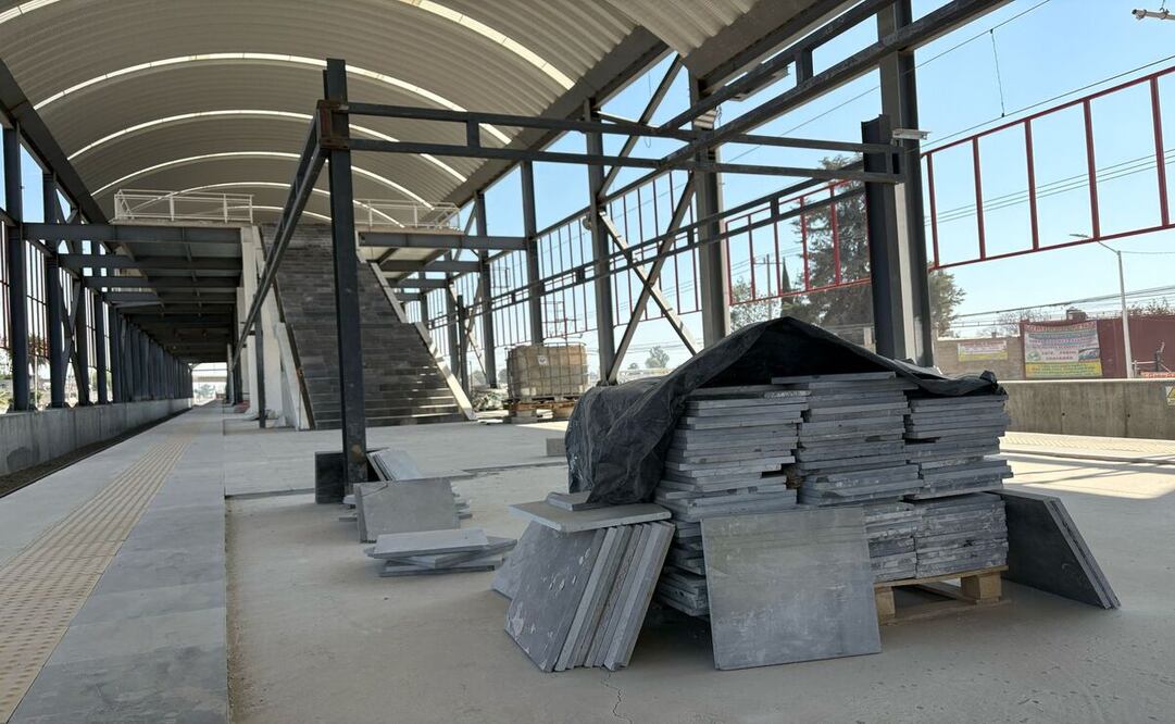 Se cumplen dos semanas de haber parado las obras del tren Lechería-AIFA / Foto Arturo Contreras