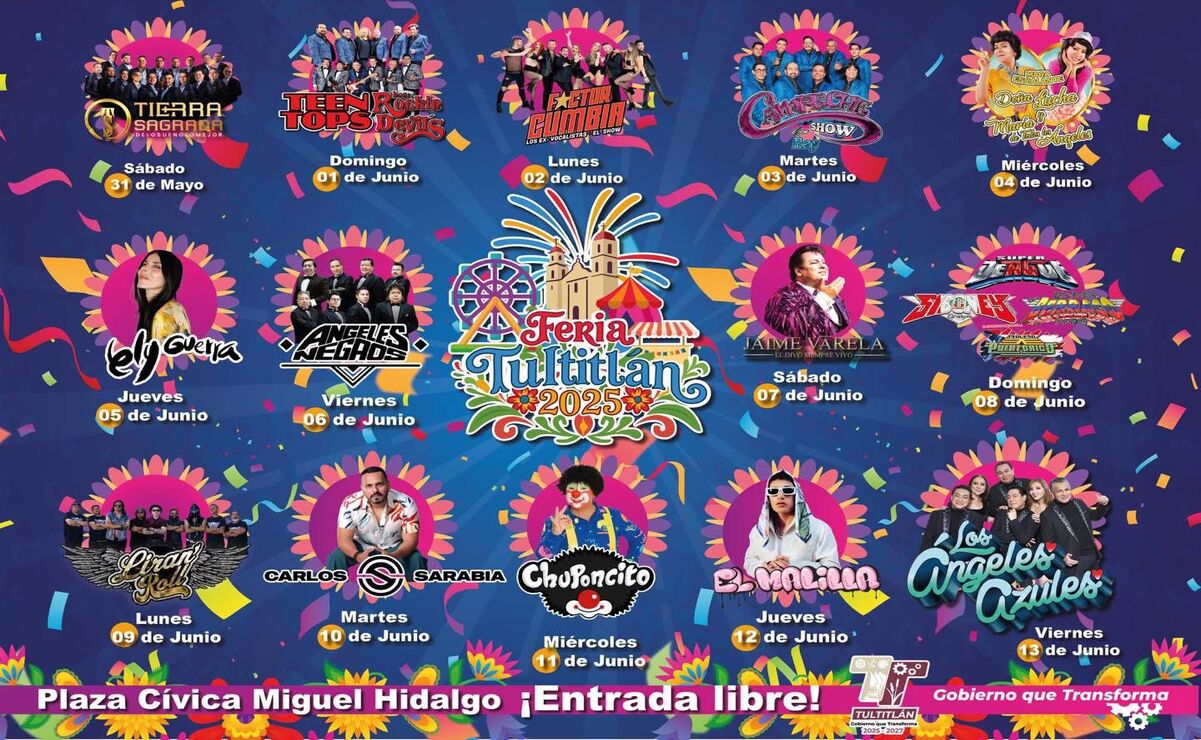 Se esperan conciertos gratuitos en la Plaza Cívica Miguel Hidalgo / Foto: Especial