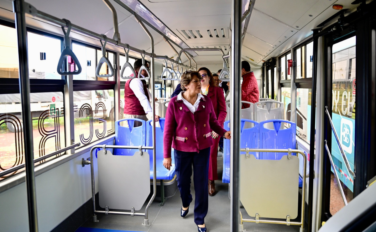 Circulan en el EdoMéx nuevas unidades del Mexibús con tecnología eléctrica y acceso a WiFi Foto: Especial