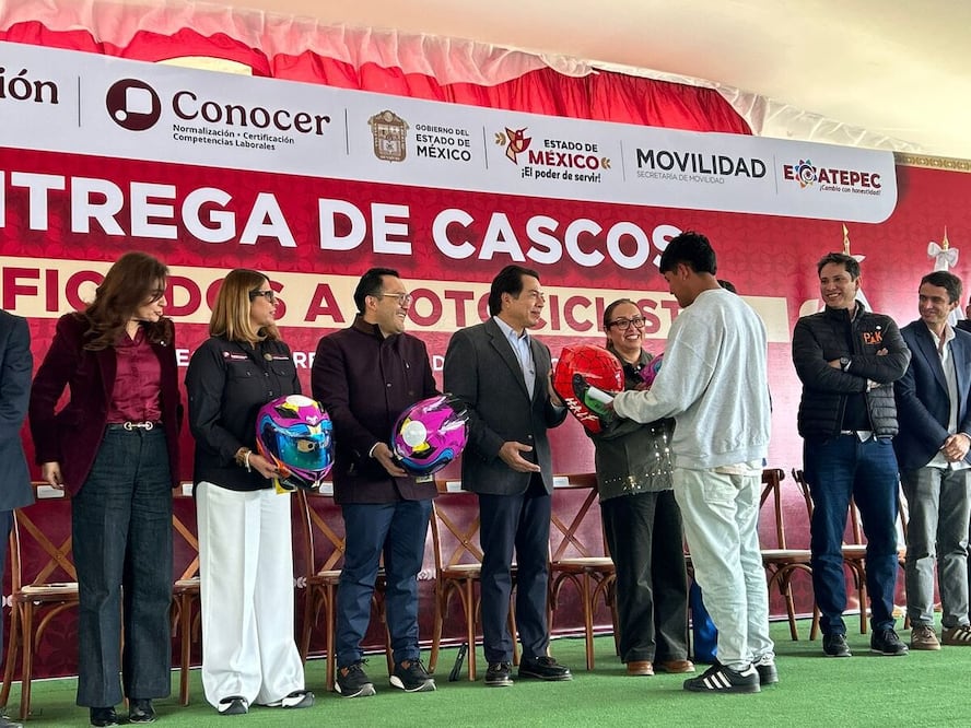Para el 2026 se planea replicar este programa en otros estados del país, entre ellos Puebla, Tlaxcala, Hidalgo, Morelos, Jalisco y Nuevo León, para reducir los accidentes mortales en motocicleta. Foto: Emilio Fernández/ El Universal