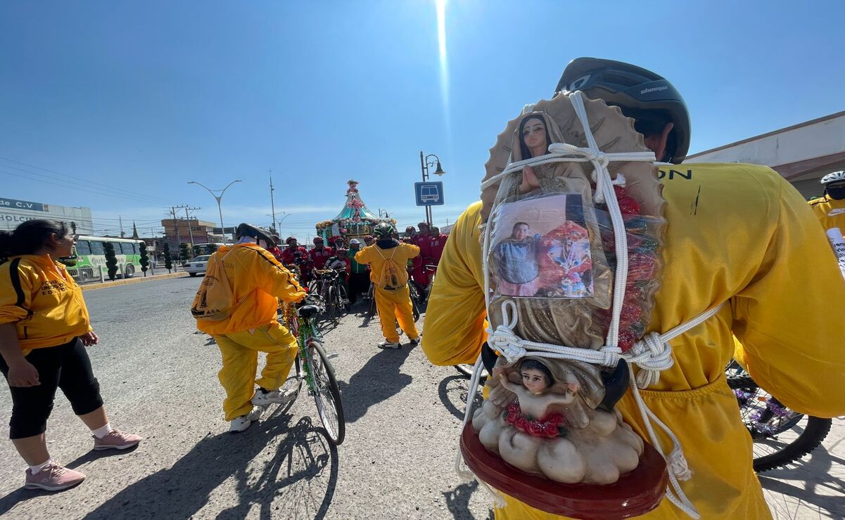 Peregrinos del Edomex inician su camino a la Basílica de Guadalupe
