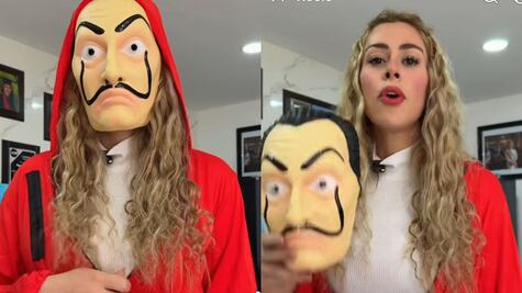 Síndica de Morena se viste de "La Casa de Papel" para protestar contra el alcalde de Atizapán de Zaragoza