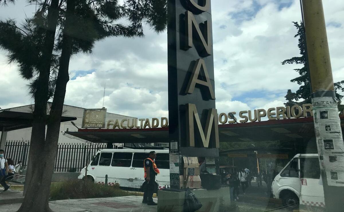 El accidente ocurrió la tarde del 12 de marzo en el estacionamiento de Fes Acatlán en Naucalpan. Foto Rebeca Jiménez