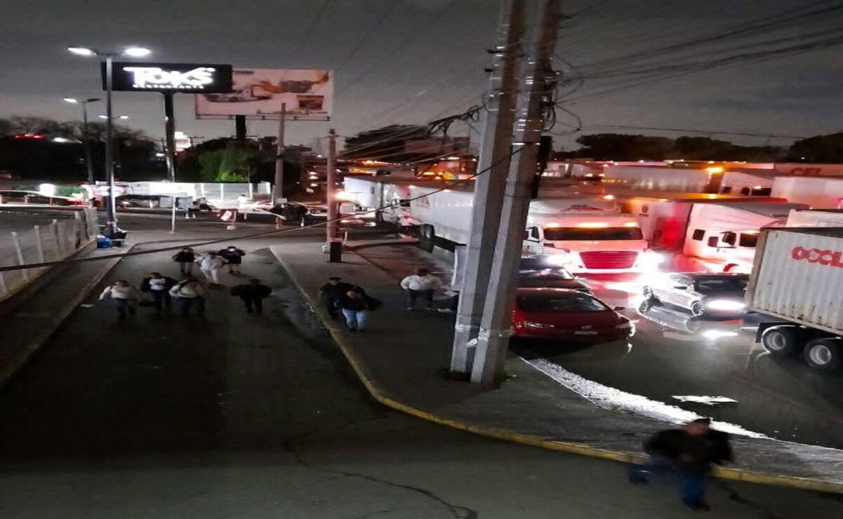 El congestionamiento vial se ha extendido hasta el municipio de Tlalnepantla de Baz / Foto: Especial