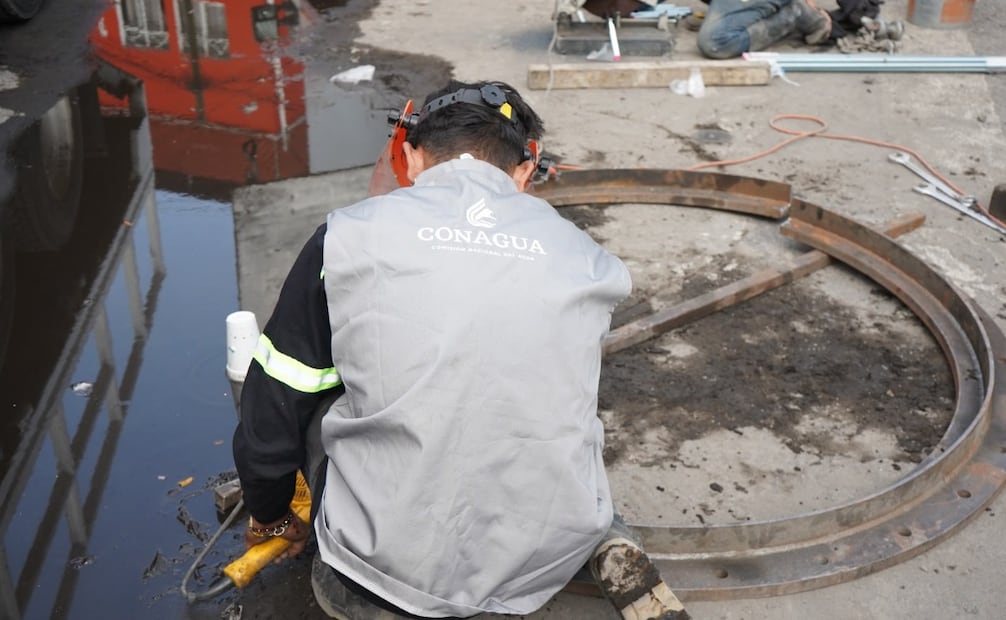 Para reparar el ducto afectado se instaló una silleta metálica que garantiza la integridad y operación continua del sistema. Foto Esoecial