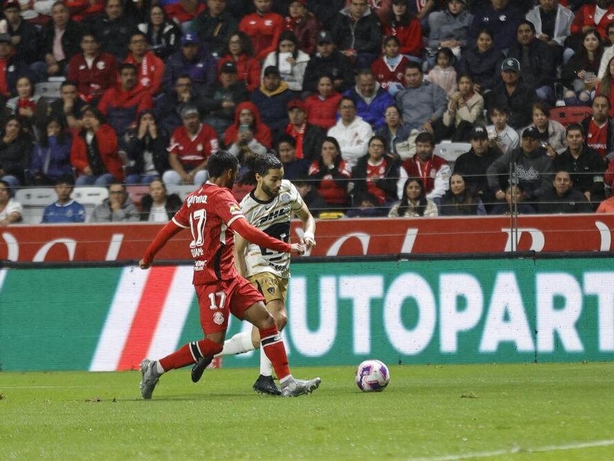 Diablos Rojos del Toluca empataron 1-1 con Pumas en el Estadio Nemesio Diez