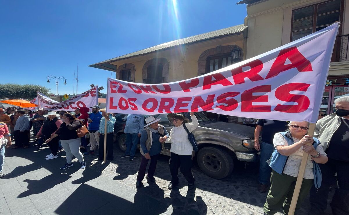 Ciudadanos de El Oro se manifiestan para exigir la destitución de la alcaldesa Juana Díaz Peñaloza