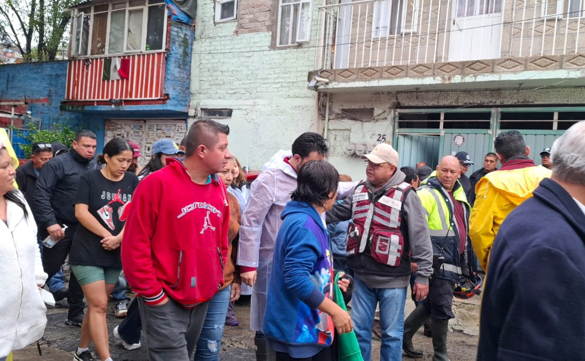 Naucalpan bajo control: la Presa Los Cuartos baja su nivel y se activa el apoyo en San Rafael Chamapa. ¡Unidos contra la lluvia! Foto: Especial