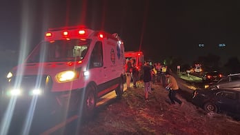 Choque de cuatro autos en la México-Pachuca provoca el cierre de la vía y deja 10 víctimas