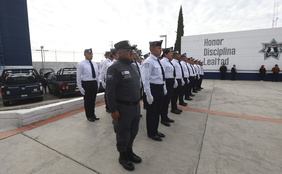 Los policías fueron dados de baja por haber dado positivo a la prueba toxicológica que se realiza a través del examen de Control y Confianza. Foto: Alejandro Vargas El Universal Edomex.