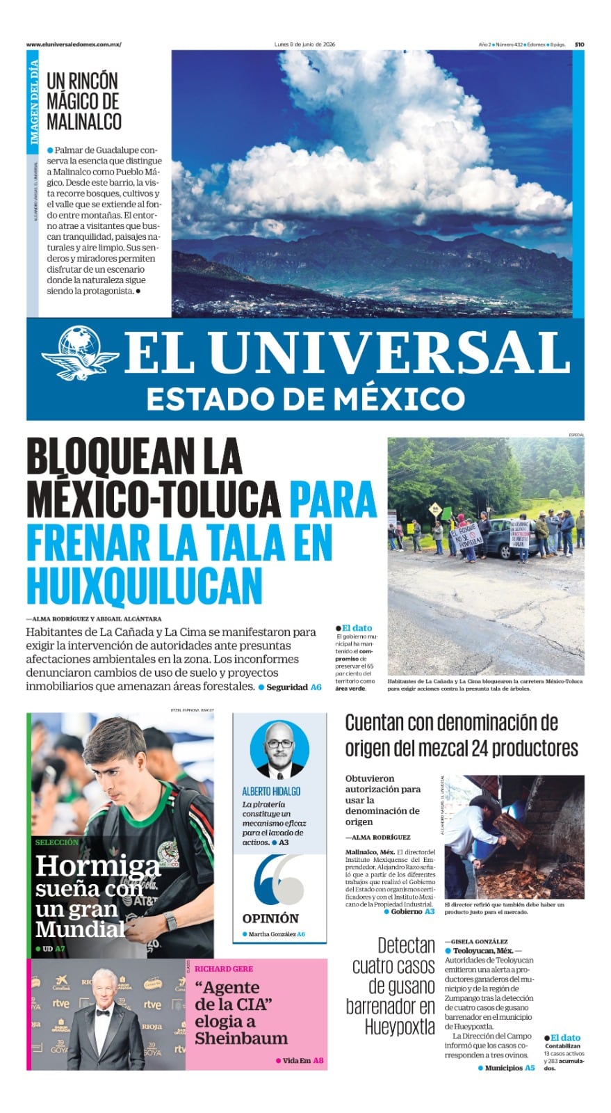 Portada 08 de junio de 2026