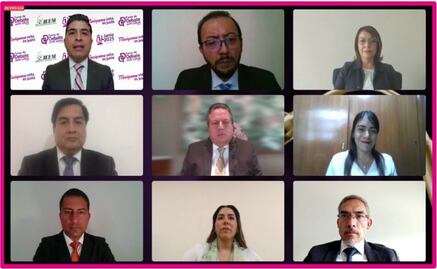 Edomex: Así fue el primer debate entre candidatos a la Magistratura del Poder Judicial 