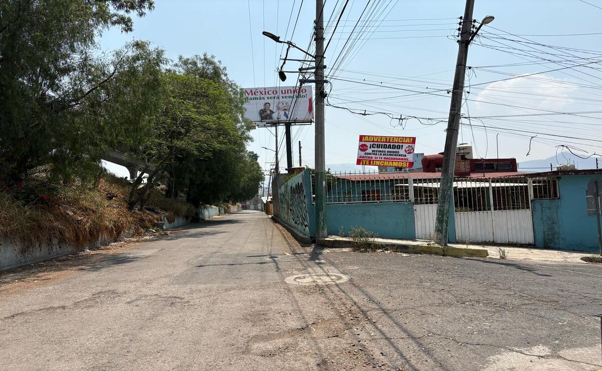 Los vecinos explican que el problema de inseguridad viene desde la anterior administración municipal. Foto: Arturo Contreras / El Universal Edomex