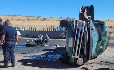 Trágico accidente en Acambay: Motociclista muere al impactar contra camioneta
