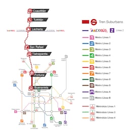 ¡Atención Usuarios! Tren Suburbano presentará variaciones en frecuencias por obras del AIFA