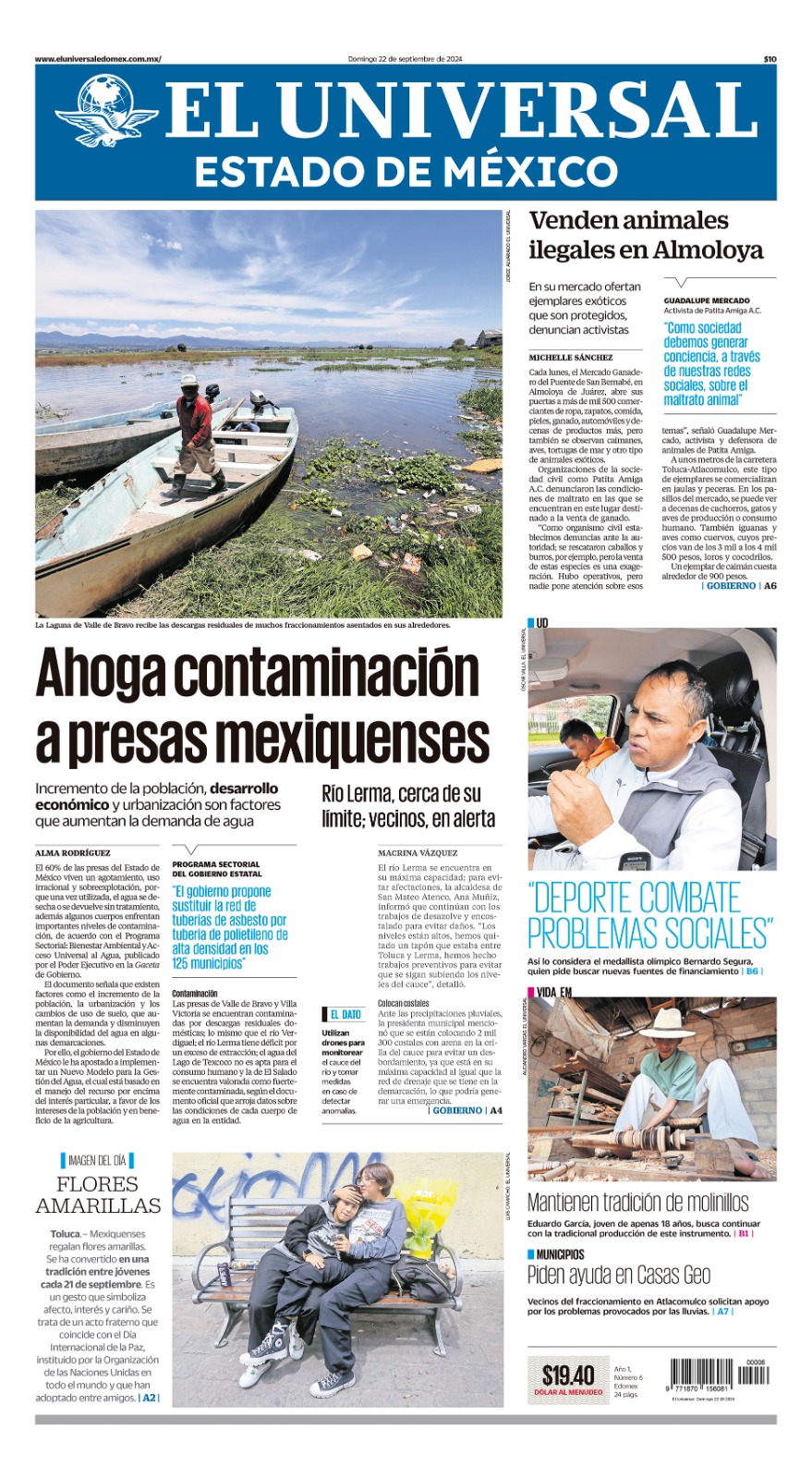 Portada 22 septiembre 2024