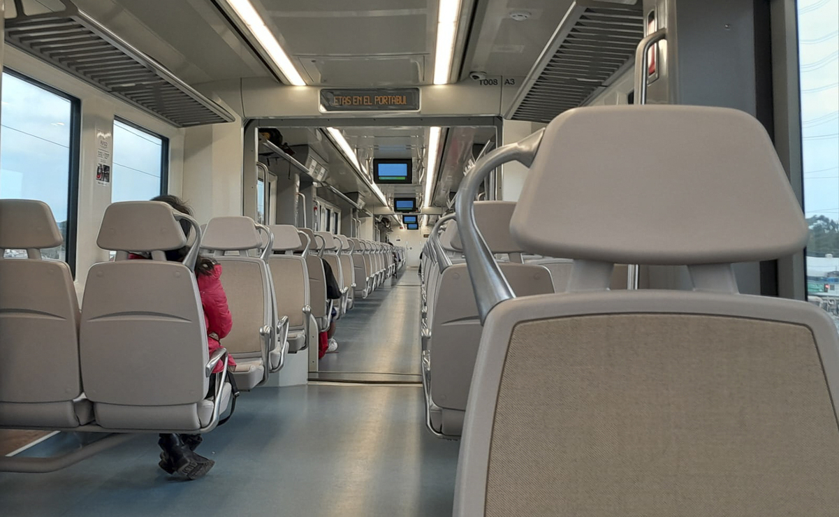 El tren cuenta con 8 unidades, cada una de 100 metros de longitud, con capacidad para 719 pasajeros y velocidad máxima de 160 km/h / Foto Alejandro Vargas