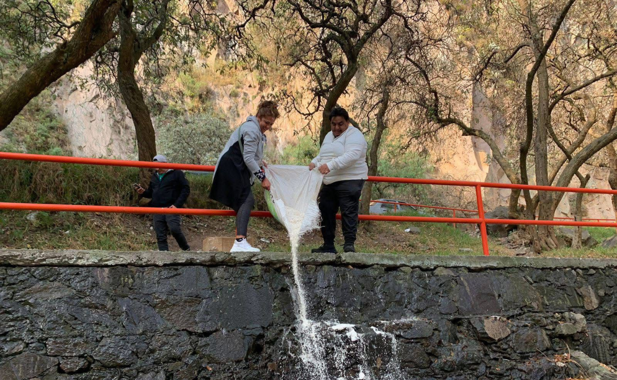 Temascalcingo se une para salvar el Río Lerma. Foto: Especial