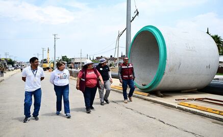 Delfina Gómez supervisa Colector Chalco: ¡Adiós Inundaciones!
